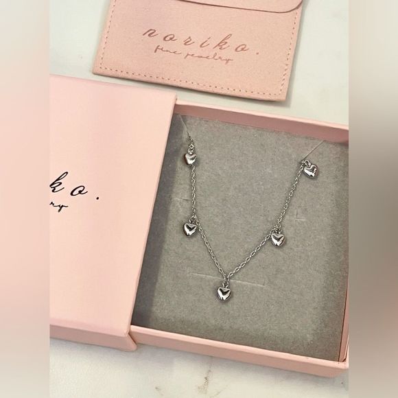 Sterling Silver Loving Hearts Anklet - Picture 8 of 8